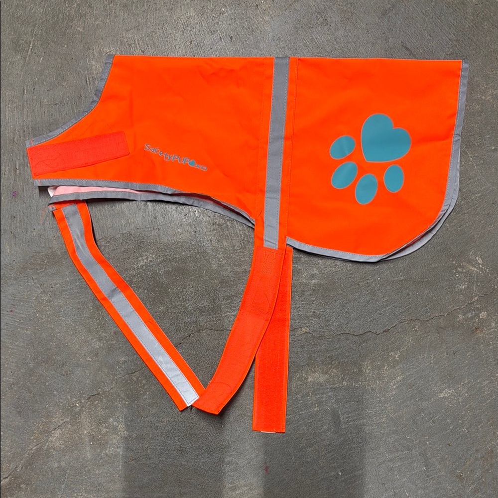 Orange Reflective Pet Safety Vest